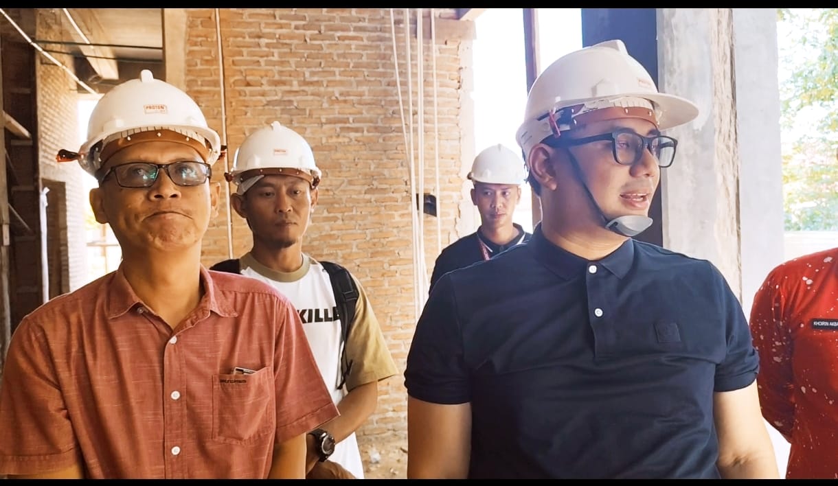 Pembangunan Labkesda Kota Metro Mendapat Perhatian Wakil Walikota, Progres 40 %