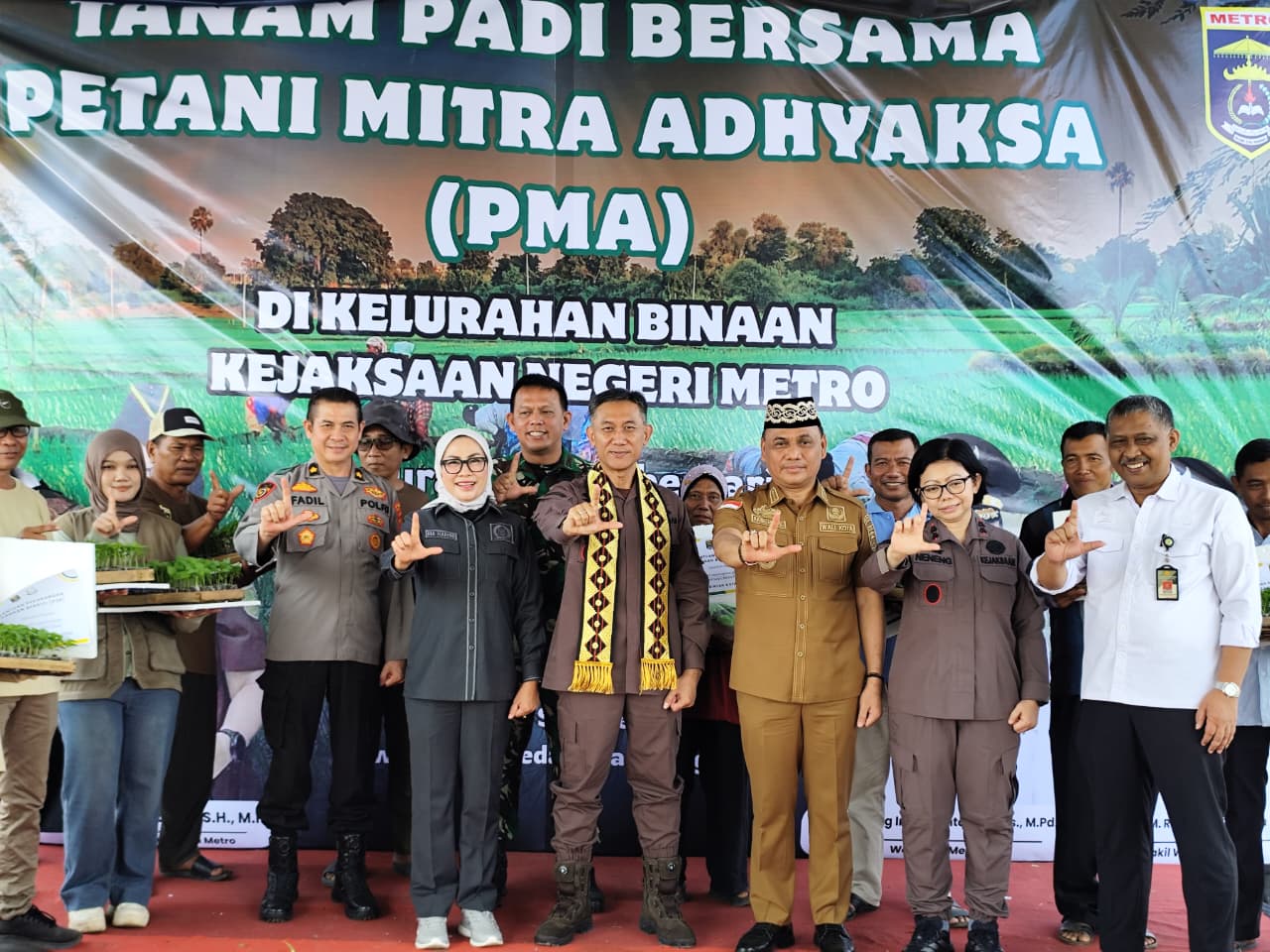 Pemkot Metro dan Petani Mitra Adyaksa Bersinergi untuk Ketahanan Pangan