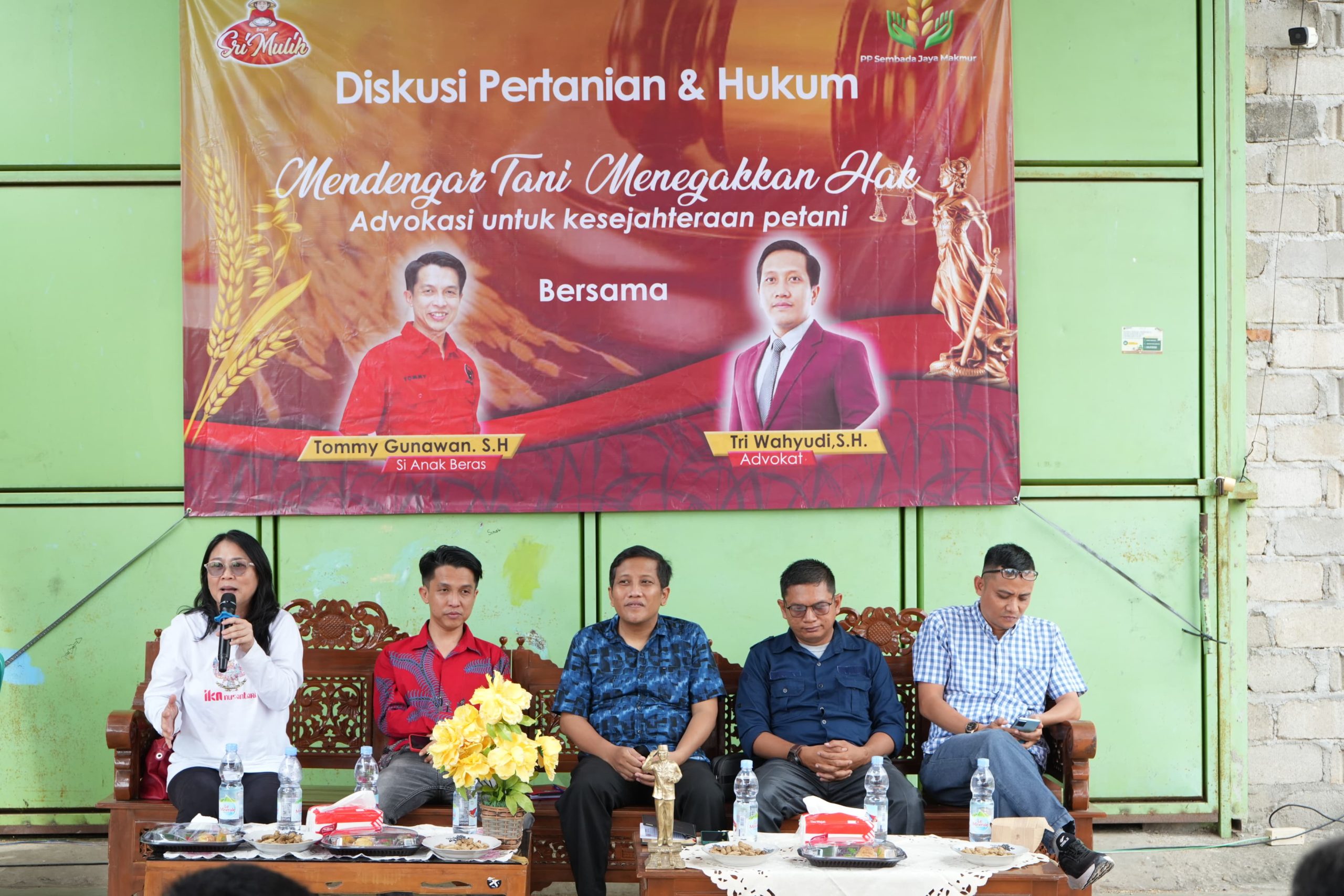 Si Anak Beras Tommy Gunawan Peduli Nasib Petani Kota Metro